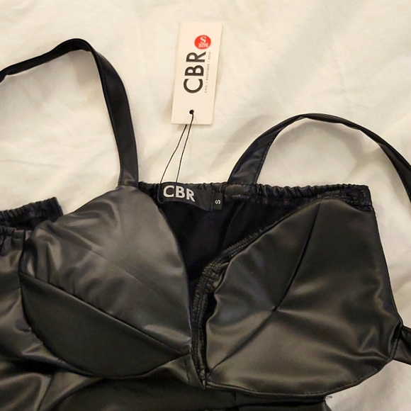 Faux Leather Dress - Picture 3 of 3